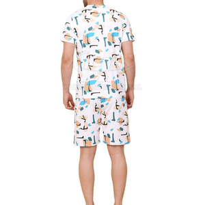 ชุดเสื้อยืดและกางเกงขาสั้นผู้ชาย Everyday Comfort น้ำหนักเบา เหมาะสำหรับการแต่งกายแบบลำลองและการเคลื่อนไหวในชีวิตประจำวัน - Product Image 2