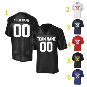 Nouvelle arrivée 2026 Maillot de football personnalisé Nom et numéro pour les membres de l'équipe de football Respirant Séchage rapide Écologique Ajustement confortable - Product Image 1