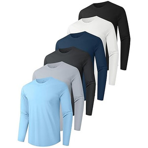 Camisetas Personalizadas de Manga Larga para Hombre, de Alta Calidad, Corte Holgado, Nuevo Estilo, Cuello Redondo, 100% Algodón, Transpirables, Casuales, Servicio OEM, Unisex - Product Image 5