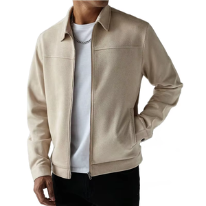 Veste en jean moto slim fit pour homme, imperméable, respirante, coupe-vent, extensible, couleur unie, fermeture éclair, décontractée, prête pour l'extérieur - Product Image 6