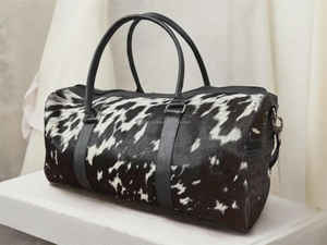 Bolsa de Viaje Deportiva Grande de Cuero Genuino con Cierre de Cremallera, Ligera y de Gran Capacidad, Modelo LHODB-0057 - Product Image 6