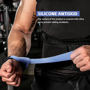 Correas de Muñeca para Levantamiento de Pesas de Poliéster Personalizadas al por Mayor, Soporte de Entrenamiento para Gimnasio y Fitness, Unisex, Logotipo OEM - Product Image 3