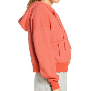 Sweat à capuche imprimé sur mesure avec doublure polaire, coupe ample surdimensionnée et finition côtelée, sweats à capuche pour femmes - Product Image 2