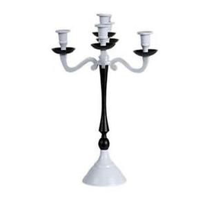 Candelabros de Metal con 3 luces, candelabros de Metal pulido y cristal plateado, diseño atractivo estándar, suministro de candelabros de mesa - Product Image 3