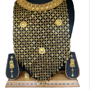 Fabricación de joyería <span class=keywords><strong>India</strong></span> para mujeres, collares de figuras de fiesta, modelo personalizado tradicional de cobre - Product Image 1