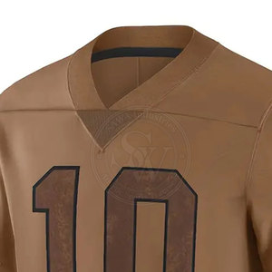 Camiseta de Fútbol Americano Personalizada de Doble Cara, Transpirable, de Manga Corta, Uniforme Deportivo de Primera Calidad para Entrenamiento y Partidos - Product Image 3
