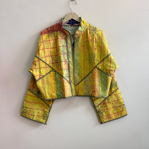 Wholesale Lot Of <b>Kantha</b> Quilted Handmade <b>Jacket</b> Vintage Cropped Reversible <b>Jacket</b> - Product Image 1