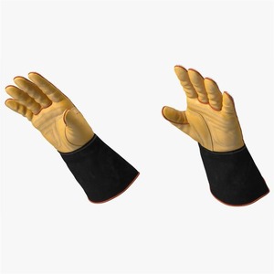 ถุงมือเชื่อมหนังเพื่อความปลอดภัยถุงมือเชื่อมหนังมีความต้องการสูงทนความร้อนป้องกันแบคทีเรียวัสดุนิ่มถุงมือเชื่อมที่ดีที่สุด - Product Image 3