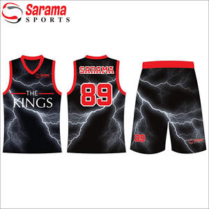 Conjuntos de uniformes de baloncesto, Jersey de baloncesto, impresión personalizada por sublimación, venta al por mayor - Product Image 2