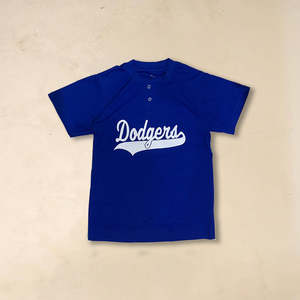 เสื้อยืดโอเวอร์ไซส์ Dodgers ผ้าฝ้าย 100% ลายพิมพ์ 3 มิติ แบบอัดแน่น มีหลายน้ำหนักผ้าให้เลือก - Product Image 1