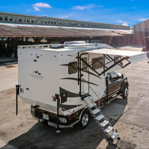 รถรับส่งเบอร์กลาส2024 RV EXPEDITION เตียงกลางแจ้งแบบออฟโรด