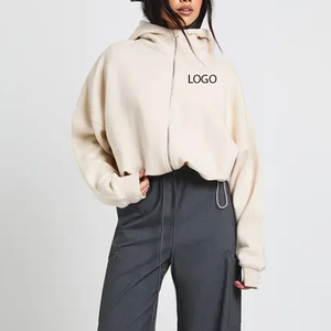 Sweat-shirt pour femme décontracté à prix d'usine, coupe confortable, service OEM, prix bas, design avec logo personnalisé, manches longues - Product Image 1