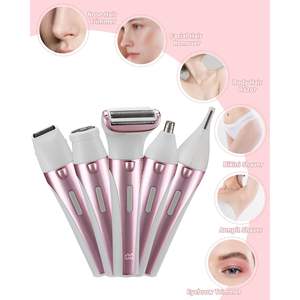 Depiladora y Afeitadora 5 en 1 para Mujer con Pantalla Digital, Recortadora de Cejas para Cuerpo, Axilas, Bikini, Nariz y Cejas para Uso Doméstico - Product Image 2