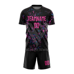 Proveedor Directo de Fábrica Uniformes de Fútbol para Hombre y Ropa Deportiva 100% Poliéster Conjunto de Camiseta y Pantalones Cortos de Fútbol para Entrenamiento - Product Image 2