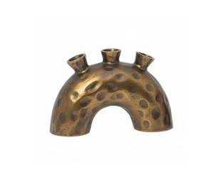 Indian Handmade Cast Aluminium Flower Vase With Patina Finishing Custom Made Flower Vase - Product Image 4