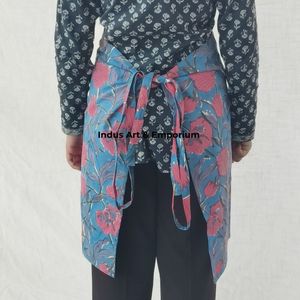 Solid Cotton Linen <b>Kitchen</b> <b>Apron</b> High Quality 100% Linen Long <b>Apron</b> for Cooking - Product Image 4