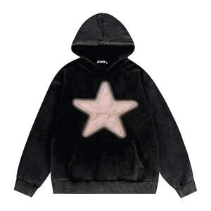 Sweat-shirt à capuche pour femmes, vente chaude, poids lourd, logo personnalisé, gaufrage, sweat-shirt à capuche pour hommes, broderie personnalisée, impression sur écran - Product Image 2