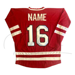 Nouveau maillot de hockey sur glace uni populaire 2026, meilleure qualité, nouveau design, uniforme de hockey pour adultes, 100% polyester, antibactérien, service OEM - Product Image 5