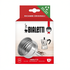 Embudo para Cafetera MOKA EXPRESS de Aluminio de 2 Tazas, Modelo 0800132, para Cafeteras Moka - Product Image 2