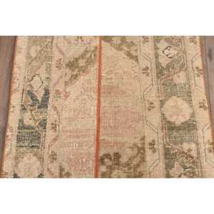 Turkish Vintage Small Rug 2.1x3 ft, <b>Brown</b> <b>Wool</b> Rug - Product Image 3