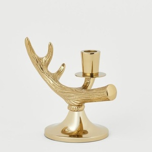 Candle Stand Metal Candle Holder for Lighting and Home Decoration <b>Set</b> Stylish Antique Finish Decorative Candle Jar Holder - Product Image 6