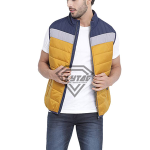 Gilet d'hiver matelassé personnalisé pour hommes, service OEM, respirant, chaud, léger, mode extérieure, gilets d'hiver matelassés confortables - Product Image 4