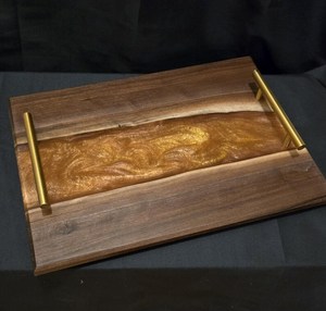 เขียงไม้ & จานเสิร์ฟทรงสี่เหลี่ยมผืนผ้าทนทานหนา12มม. - Product Image 3