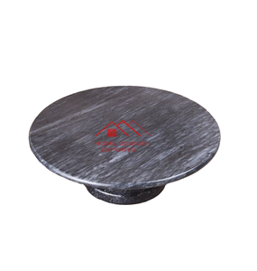 2025 New Arrival White Marble Top Acacia Wood Bottom <b>Cake</b> <b>Stand</b> for Wedding Party Decor Customized Size <b>Cheap</b> Price - Product Image 2