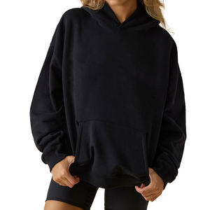 Ensemble de survêtement sportif pour femmes, deux pièces, et tenue de sport en coton pour l'exercice, la course à pied, la salle de sport, le yoga, vêtements décontractés, ensemble de sweat-shirts - Product Image 4