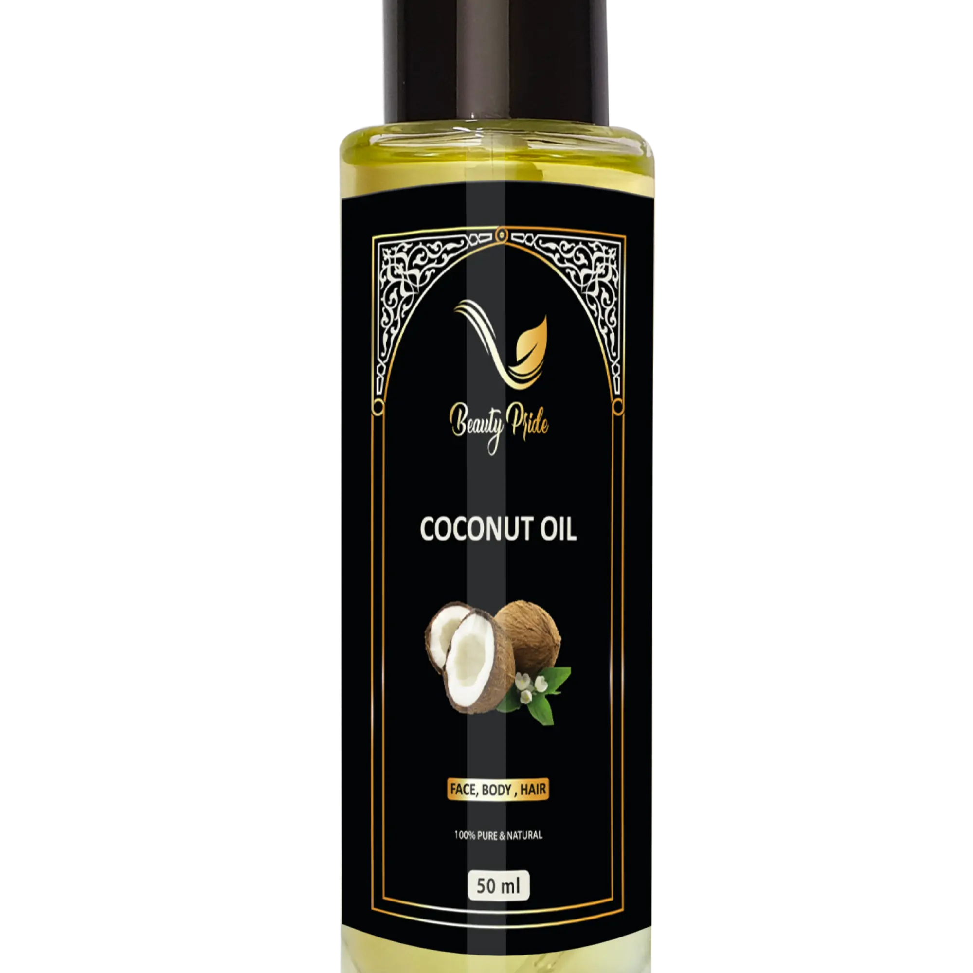 La migliore vendita di olio di cocco 100% puro naturale idratante e Norishing pelle e capelli basso MOQ prezzo di fabbrica