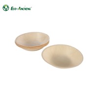 Coupelles à condiments en bois naturel jetables – Bols en bois pour sauce, ketchup, moutarde, sauce soja et apéritifs