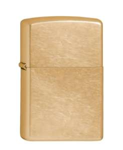 Classic Brass Flip Top Lighter Plain Finish <b>Refillable</b> Metal Pocket Lighter Minimal Design Smoking Accessory Wholesale - Product Image 1