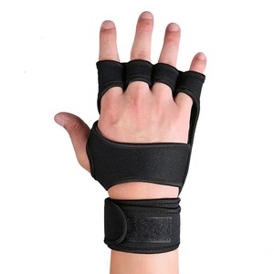 Vente en gros Demi-doigt Spandex Gym Fitness Gants meilleure qualité avec logo personnalisé pour cyclisme Sports de plein air nouveau style poignées - Product Image 4