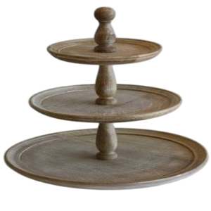 Tableware <b>Wooden</b> <b>Cake</b> Stand Round Shape <b>Cake</b> Stand For Wedding Decoration Dining Table And Bakery In Low Price - Product Image 3