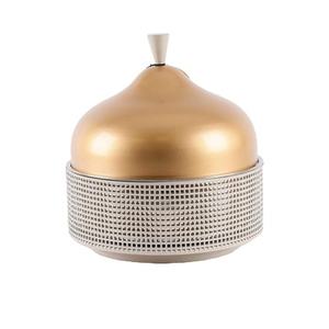 Bol de service rond en acier inoxydable et fer avec couvercle parfait pour hôtel, restaurant et casserole de mariage - Product Image 1