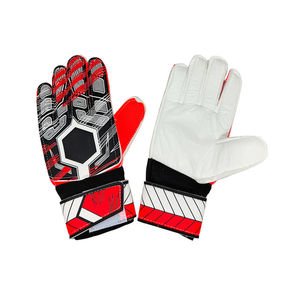 Guantes de Portero de Fútbol de Goma de Alta Calidad, Diseño de Malla Transpirable, Ajuste Flexible Ajustable, Forro Suave, Antideslizante para Dedos/Puño - Product Image 6