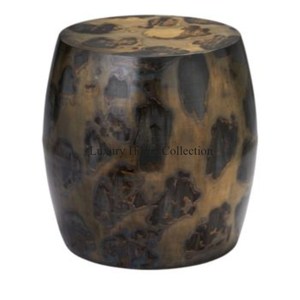 Juego de 2 mesas de centro metálicas de calidad superior, diseño diferente, aspecto atractivo, suministros hechos a mano de color negro y dorado - Product Image 5
