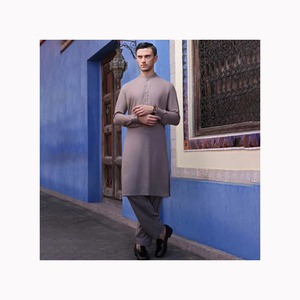 ผู้ชายเสื้อผ้าอิสลามปัก Salwar Kameez สําหรับชายวัสดุคุณภาพสูงทําผู้ชาย Shalwar kameez - Product Image 2