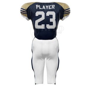 Uniformes de fútbol americano con impresión de sublimación completa Conjunto de uniformes de equipo de fútbol americano con detalles personalizados - Product Image 2