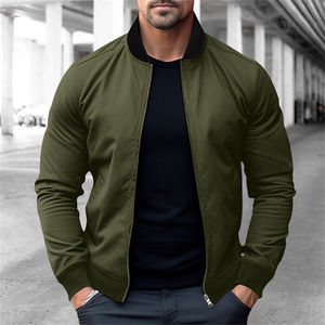 Veste de baseball universitaire en laine pour hommes coupe-vent décontracté vêtements d'extérieur de grande taille vestes personnalisées fabriquées au Pakistan 2025 - Product Image 6