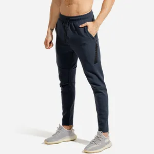 Men's Loose Sweatpants Cotton Sport Pants Gym Workout Pants Solid Color Custom 2023