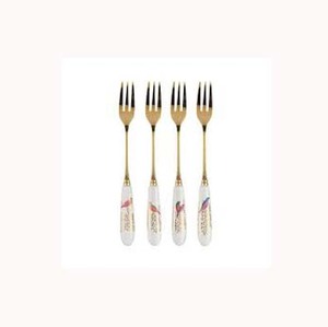 New Wholesale Party-ware Luxury Stainless Steel <b>Gold</b> <b>Mirror</b> Polished Designer Resin Handle Cutlery Modern Flatware Set - Product Image 1
