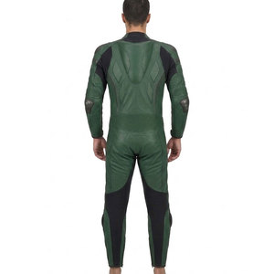 Traje de cuero moderno para motociclistas, transpirable y cómodo, material de cuero perfecto para carreras de motos y viajes. - Product Image 5