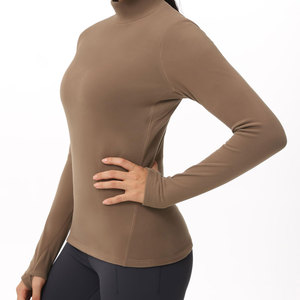 High Quality Base Layer Shirt Stretchable Fabric Long Sleeve Custom Logo With Printing Horse <b>Riding</b> Base Layer Shirt For Women's - Product Image 4