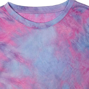 Newest Loose <b>Tie</b> Dye T Shirts for Ladies Customized Printing Streetwear Premium Quality T-shirts - Product Image 4