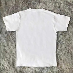 2025 logotipo personalizado gráfico algodón Crew Ne corto Sve camisetas pesado de gran tamaño Boxy Fit pantalla impresa para la técnica de lavado de los hombres - Product Image 3