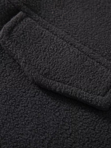 เสื้อสเวตเชิ้ตคอกลมลำลองผู้ชาย สีเทาอ่อนชมพู ผ้าฝ้าย 100% เสื้อพูลโอเวอร์ผ้าฟลีซทรงโอเวอร์ไซส์ แขนยาว เสื้อฮู้ดฤดูหนาว แบบสั่งทำ - Product Image 4