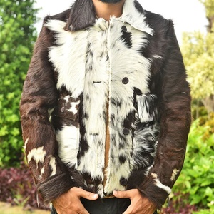 Chaquetas de cuero de vaca auténtica totalmente personalizadas para hombre, chaqueta de cuero de vaca de buena calidad para hombre, Color sólido disponible - Product Image 6