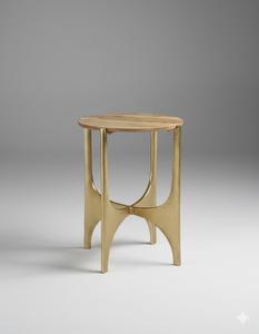 Mesa Auxiliar de Aluminio con Acabado Premium para un Estilo Interior de Lujo, Ofrece una Superficie Lisa y una Construcción Metálica Resistente - Product Image 6