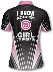 Camiseta de Tiro con Arco de Diseño Personalizado, Rendimiento Transpirable, Elástica, de Secado Rápido, Ropa Deportiva OEM, Jersey de Equipo, Camisetas de Tiro con Arco por Sublimación - Product Image 3